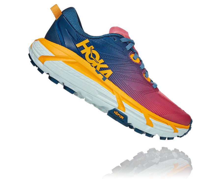 Hoka One One Mafate Speed 3 Trailskor Dam - Blå - TGOZX-2398